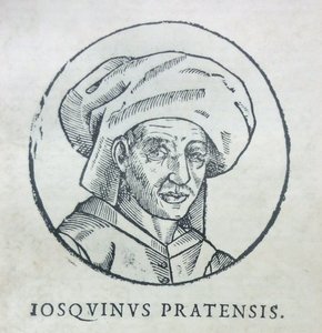 Retrato del compositor Josquin des Prez, c. 1610 de Unbekannt
