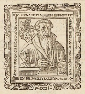 Retrato del Compositor Leonhard Paminger 1495-1567 de Unbekannt