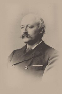 Retrato del compositor Sir Charles Hubert Hastings Parry 1848-1918, 1891 de Unbekannt