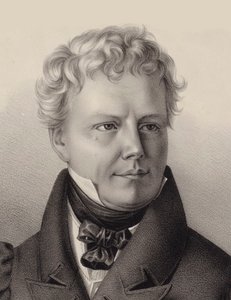 Retrato del compositor Xaver Schnyder von Wartensee 1786-1868, 1832 de Unbekannt