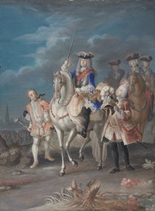 Retrato de la consorte de la emperatriz rusa, siglo XVIII de Unbekannt