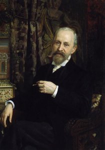 Retrato del arquitecto Alfred Parland, 1842-1919, siglo XIX de Unbekannt