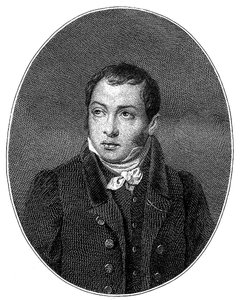 Retrato del autor Faddei Bulgarin 1789-1859, 1828 de Unbekannt