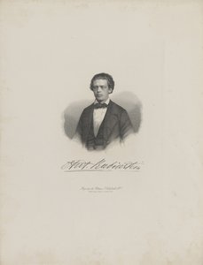 Retrato del compositor Anton Rubinstein 1829-1894 de Unbekannt