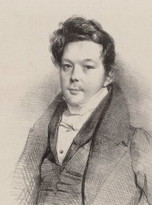 Retrato del compositor Auguste-Mathieu Panseron 1796-1859, 1820