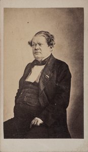 Retrato del compositor Auguste-Mathieu Panseron 1796-1859, ca 1855 de Unbekannt