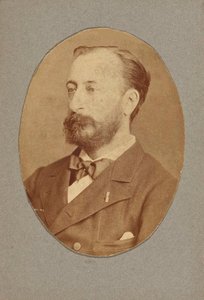 Retrato del compositor Camille Saint-Saëns 1835-1921, c. 1880 de Unbekannt