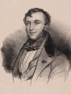 Retrato del compositor Friedrich Kalkbrenner 1785-1849 de Unbekannt
