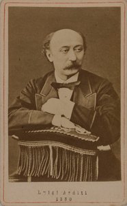 Retrato del compositor Luigi Arditi 1822-1903, 1880 de Unbekannt