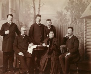 Retrato de la familia de Sophia Perovskaya, 1860s de Unbekannt