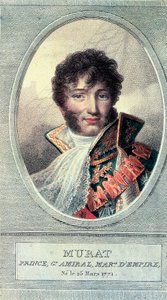 Retrato del rey de Nápoles Joaquín Murat, militar y político francés (1767-1815) de Unbekannt