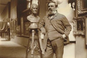 Retrato del escultor Alfred Boucher 1850-1934, década de 1910