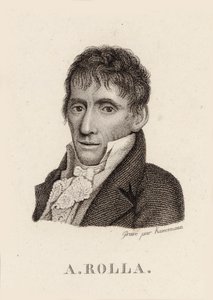 Retrato del violinista y compositor Alessandro Rolla
