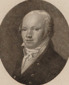 Retrato del violinista y compositor Andreas Romberg 1767-1821, c. 1800 de Unbekannt