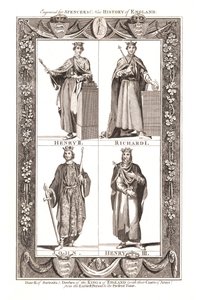 Retratos y Vestidos de los Reyes de Inglaterra con Escudos de Armas, 1784 de Unbekannt