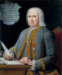 Retratos de Simón de la Valle y Cuadra de Unbekannt