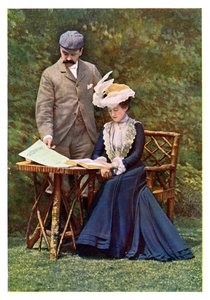 Retrato en tres colores, 1901 de Unbekannt