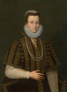 Retrato de dama con gorguera blanca de Unbekannt