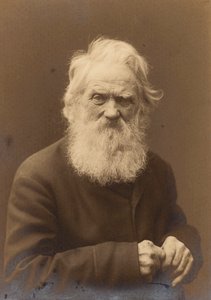 Retrato posado de un anciano, Landskrona, Suecia, 1910 de Unbekannt