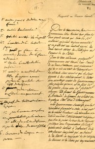 Notas preparatorias para el Concordato, 22 de noviembre de 1800, 1921 de Unbekannt