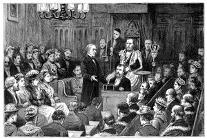 Presentación de la libertad de la ciudad al Sr. Gladstone, 1877 de Unbekannt