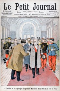 Presidente de la República inaugurando el Musée des Beaux-Arts de la Ville de Paris, 1902 de Unbekannt