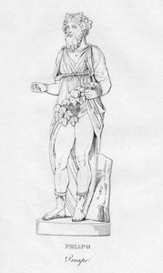 Priapo Priape, c1850 de Unbekannt