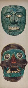 Culturas primitivas en máscaras rituales y festivas - Quetzalcóatl y Tezcatlipoca