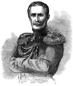 Príncipe Aleksandr Sergeyevich Menshikov, comandante militar ruso, 1853