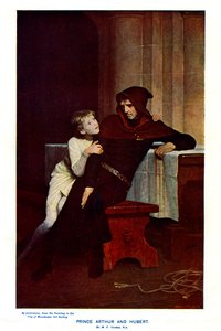 Príncipe Arturo y Hubert, siglo XIX de Unbekannt