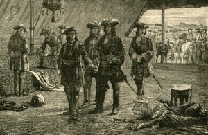 El príncipe Eugenio después de la victoria sobre los turcos en Belgrado, 1717, 1890 de Unbekannt