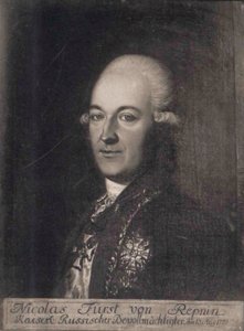 Príncipe Nikolai Vasilyevich Repnin 1734-1801, siglo XVIII de Unbekannt