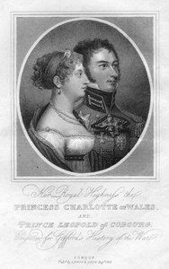 Princesa Carlota de Gales y Príncipe Leopoldo de Sajonia-Coburgo, 1816 de Unbekannt