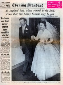 La Princesa Margarita se casa con Antony Armstrong-Jones, 6 de mayo de 1960 de Unbekannt