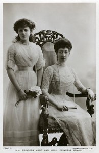 Princesa Maud y la Princesa Real, c1907-c1910