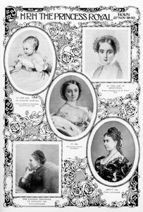 Princesa Victoria Adelaide Mary Louise, hija mayor de la Reina Victoria, finales del siglo XIX de Unbekannt