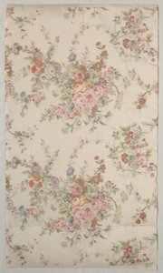 Seda impresa con diseño floral de Unbekannt