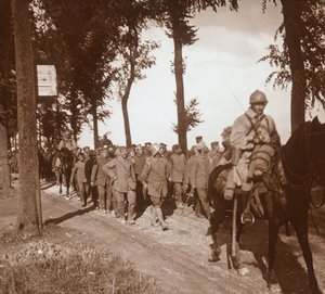 Prisioneros en Catenoy, Oise, norte de Francia, c. 1914-c. 1918 de Unbekannt