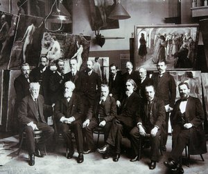 Profesores de la Academia Rusa de las Artes, 1913