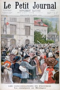 Protesta en Bretaña, 1902