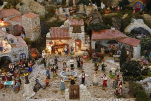 Pesebre provenzal, París, Francia