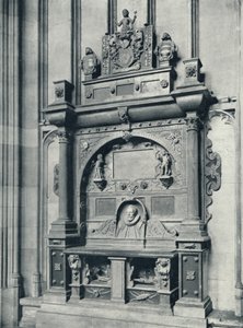 Tumba del preboste Murray 1624 en el extremo este de la capilla, 1926 de Unbekannt