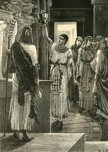 Psamético y el casco de bronce, 1890 de Unbekannt