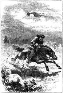 Persecución de Paul Revere, el explorador, 1775 c1880 de Unbekannt