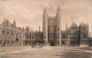 Patio, Eton College, Berkshire, c. 1905 de Unbekannt