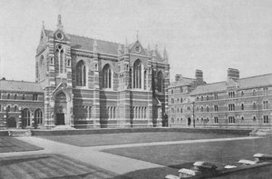 Cuadrángulo, Keble College, Oxford, 1904 de Unbekannt