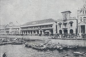Muelle en Singapur, 1924 de Unbekannt