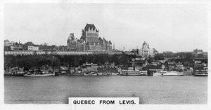 Quebec desde Levis, Canadá, c1920s