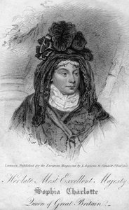 Reina Carlota, consorte de Jorge III del Reino Unido, 1818 de Unbekannt