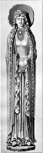 Reina Clotilde, siglo VI, 1910 de Unbekannt